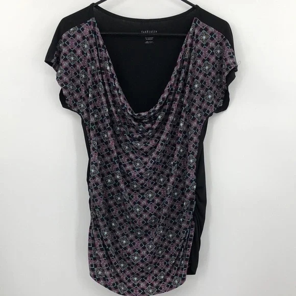 Van Heiden Ruched Blouse Size L - Picture 2 of 10